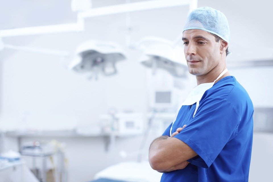 an ophthalmologist