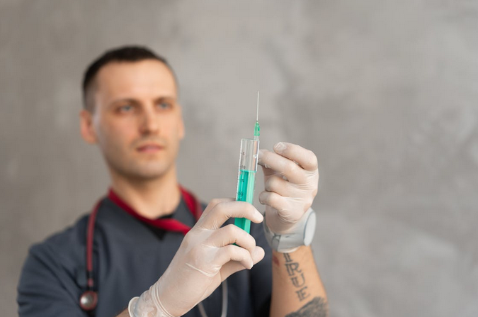 HGH injection